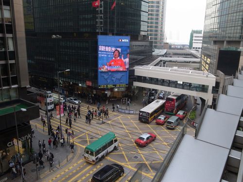 Hong Kong, les rues vue