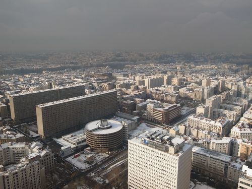 Lyon, sous la neige