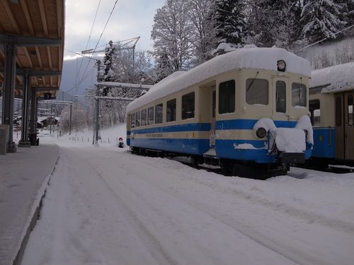 Gstaad, le train